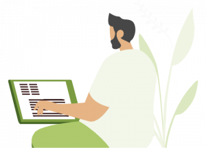 Ilustración sobre el control de asistencia en centros de día